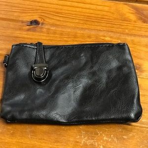 Vegan Leather Wristlet